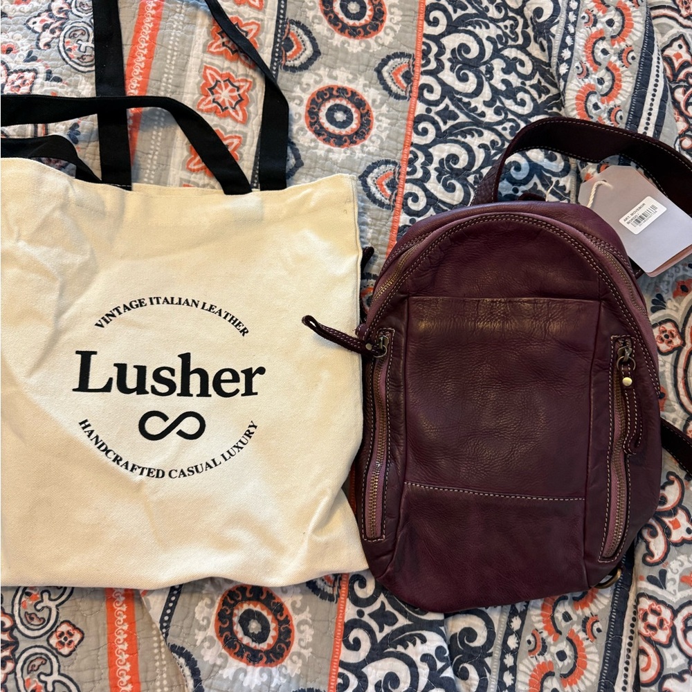 Lusher Movement Sling Bag in Bordeaux